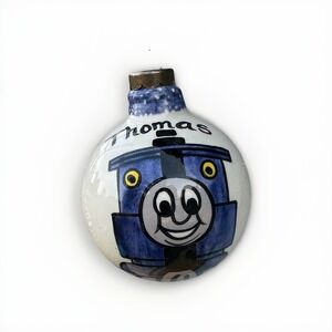Thomas & Friends Thomas the Train Hand Painted Christmas Ornament 3.5" Ceramic